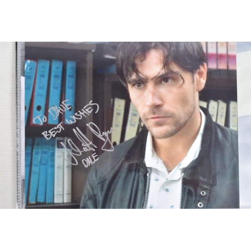 201 - A PHOTO ALBUM OF SIGNED PHOTOGRAPHS, to include miscellaneous British, American, etc actors, include... 