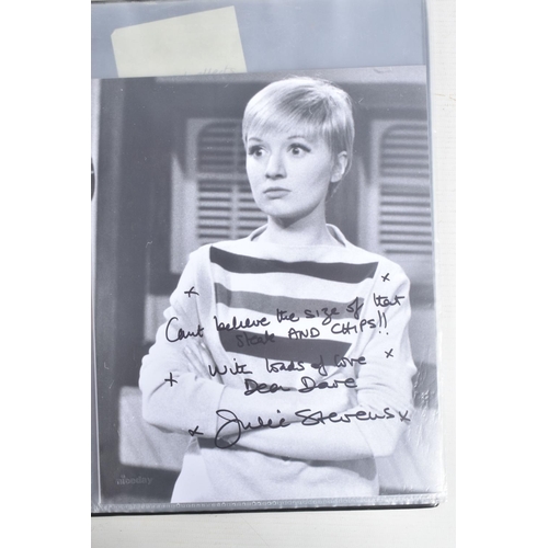 201 - A PHOTO ALBUM OF SIGNED PHOTOGRAPHS, to include miscellaneous British, American, etc actors, include... 