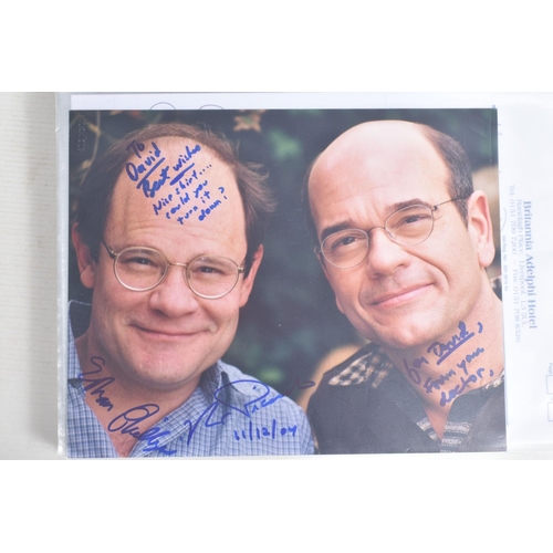 201 - A PHOTO ALBUM OF SIGNED PHOTOGRAPHS, to include miscellaneous British, American, etc actors, include... 