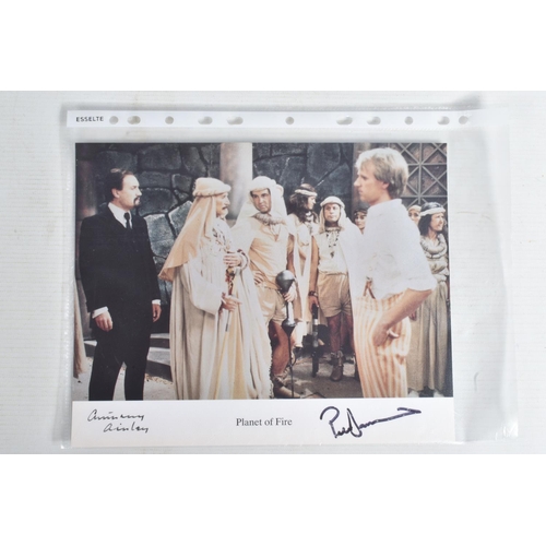 202 - A COLLECTION OF SIGNED PHOTOGRAPHS FROM THE TV SERIES DR WHO,  to include 3 framed signed photograph... 