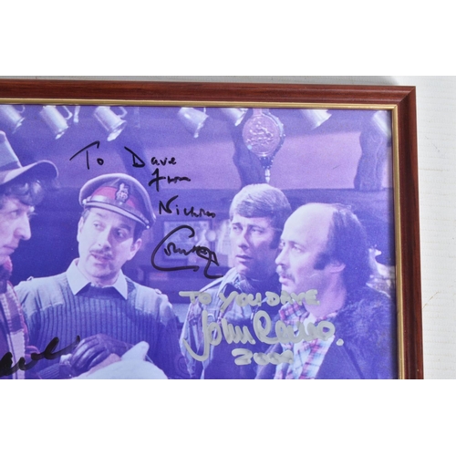 202 - A COLLECTION OF SIGNED PHOTOGRAPHS FROM THE TV SERIES DR WHO,  to include 3 framed signed photograph... 