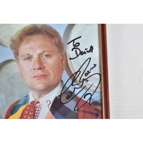 202 - A COLLECTION OF SIGNED PHOTOGRAPHS FROM THE TV SERIES DR WHO,  to include 3 framed signed photograph... 