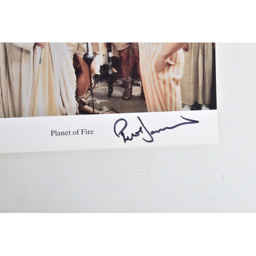 202 - A COLLECTION OF SIGNED PHOTOGRAPHS FROM THE TV SERIES DR WHO,  to include 3 framed signed photograph... 