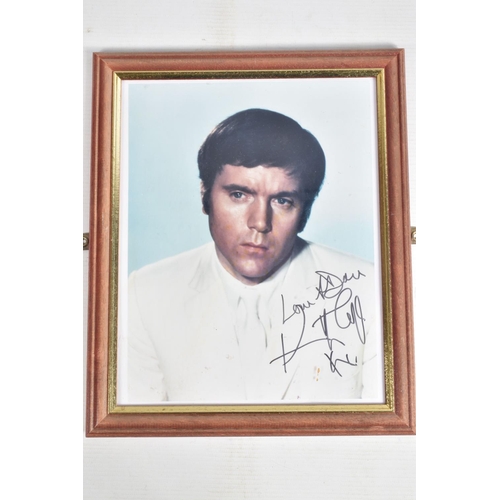 203 - ELEVEN FRAMED SIGNED PHOTOGRAPHS OF VARIOUS ACTORS, the actors are mainly British TV and Film stars,... 