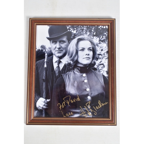 203 - ELEVEN FRAMED SIGNED PHOTOGRAPHS OF VARIOUS ACTORS, the actors are mainly British TV and Film stars,... 