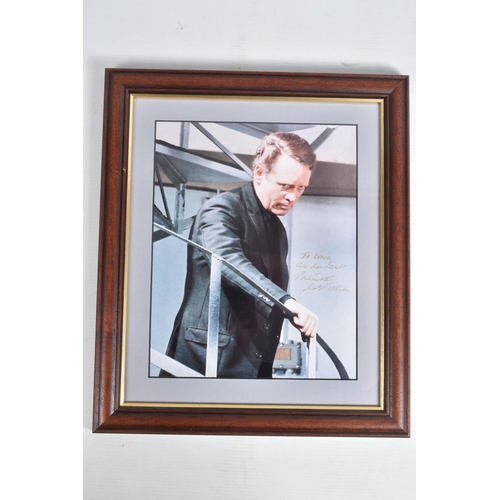 203 - ELEVEN FRAMED SIGNED PHOTOGRAPHS OF VARIOUS ACTORS, the actors are mainly British TV and Film stars,... 