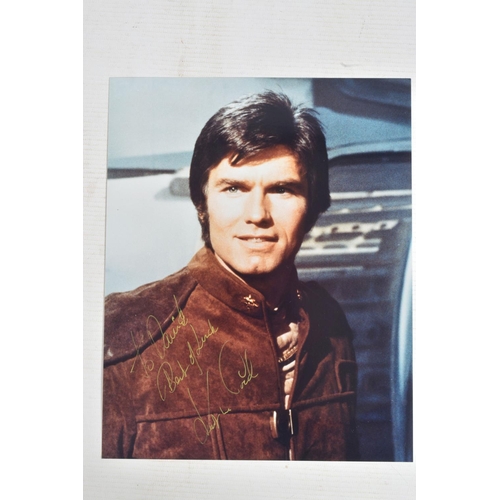 209 - A COLLECTION OF SIGNED PHOTOGRAPHS OF ASSORTED U.S. FILM AND TELEVISION, to include Kent McCord, Rob... 