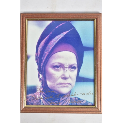 213 - A SELECTION OF FRAMED SIGNED STAR TREK PORTRAITS, to include Nicole De Boer, Louise Fletcher, John D... 