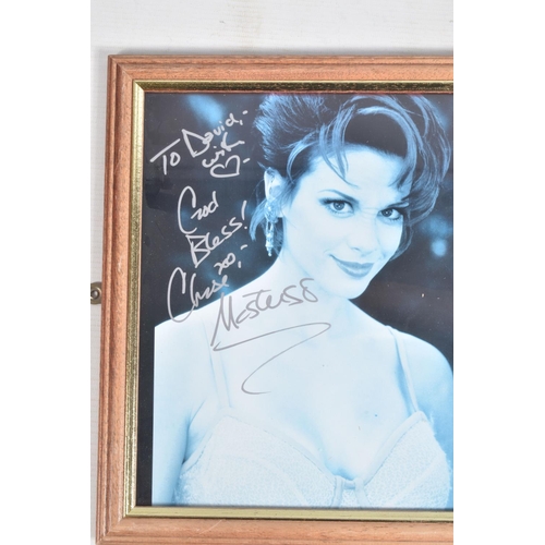 213 - A SELECTION OF FRAMED SIGNED STAR TREK PORTRAITS, to include Nicole De Boer, Louise Fletcher, John D... 