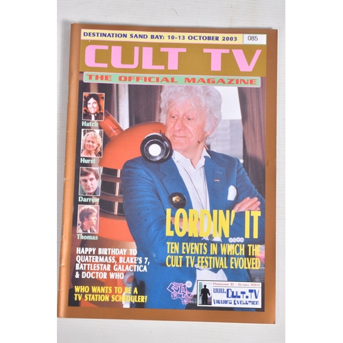 215 - THREE OF THE CULT TV MAGAZINE 'THE ORIGINAL MAGAZINE' EACH FILLED WITH AUTOGRAPHED PHOTOS OF THE FEA... 