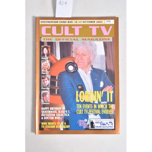 216 - THREE OF THE CULT TV MAGAZINE 'THE ORIGINAL MAGAZINE' EACH FILLED WITH AUTOGRAPHED PHOTOS OF THE FEA... 