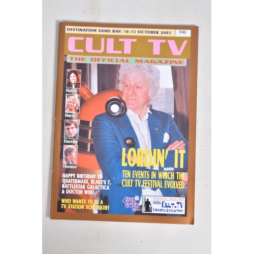 217 - THREE OF THE CULT TV MAGAZINE 'THE ORIGINAL MAGAZINE' EACH FILLED WITH AUTOGRAPHED PHOTOS OF THE FEA... 