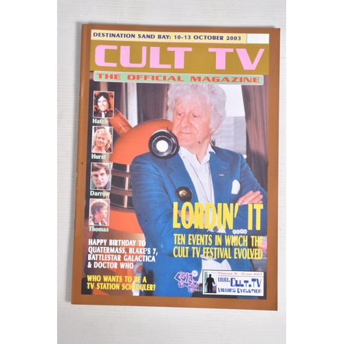 217 - THREE OF THE CULT TV MAGAZINE 'THE ORIGINAL MAGAZINE' EACH FILLED WITH AUTOGRAPHED PHOTOS OF THE FEA... 