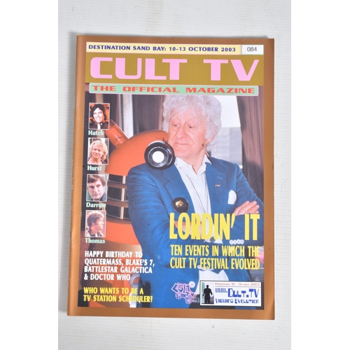 218 - THREE OF THE CULT TV MAGAZINE 'THE ORIGINAL MAGAZINE' EACH FILLED WITH AUTOGRAPHED PHOTOS OF THE FEA... 