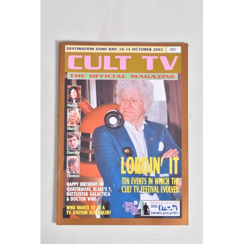 219 - FOUR OF THE CULT TV MAGAZINE 'THE ORIGINAL MAGAZINE' Programme 10, October 2003 Destination Sand Bay... 