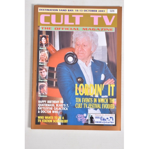 219 - FOUR OF THE CULT TV MAGAZINE 'THE ORIGINAL MAGAZINE' Programme 10, October 2003 Destination Sand Bay... 