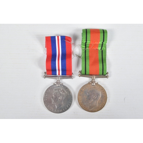 234 - A WWI VICTORY MEDAL AND FOUR WWII MEDALS, the Victory medal is named to Private 11906 Hugh Lear Devo... 