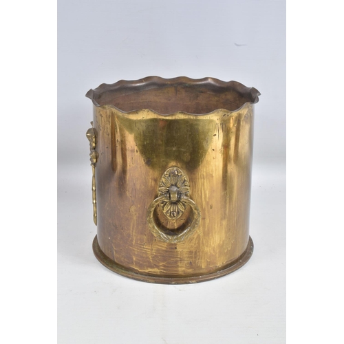 240 - A COLLECTION OF TRENCH ART, to include Loving Cups, beaker, planter and shells, the loving cups have... 