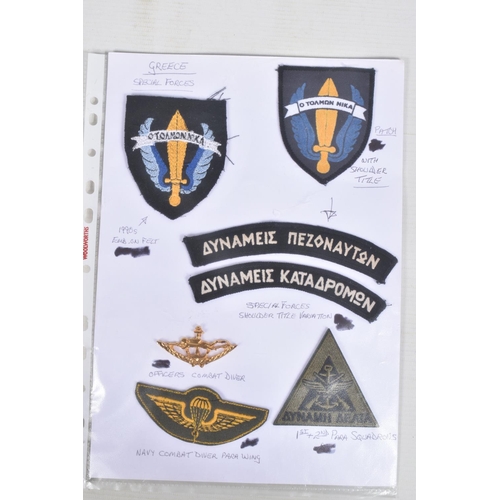 256 - A SMALL ACCUMULATION OF SPECIALIST ARMED FORCES INSIGNIA FROM VARIOUS WORLDWIDE COUNTRIES, to includ... 