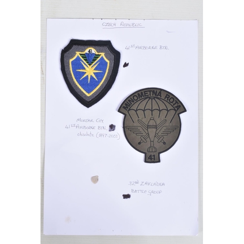 256 - A SMALL ACCUMULATION OF SPECIALIST ARMED FORCES INSIGNIA FROM VARIOUS WORLDWIDE COUNTRIES, to includ... 