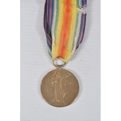 272 - A PAIR OF WWI MEDALS NAMED TO PRIVATE T.W. BLOODWORTH ADN AN ICE BUCKET, the medals are mounted for ... 