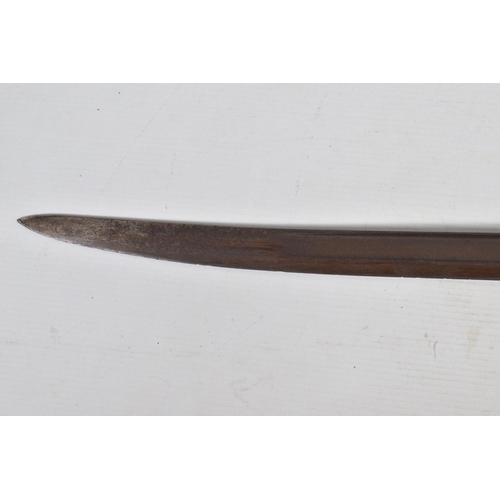 275 - A 19th CENTURY FRENCH RIFLE BAYONET, the top of the blade is inscribed Etienne indicating it was mad... 