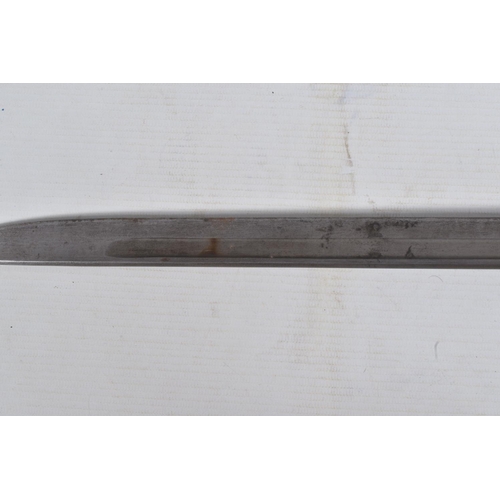 277 - A 1917 DATED REMINGTON UNITED STATES ARMY RIFLE BAYONET, the grip and blade are in good condition an... 