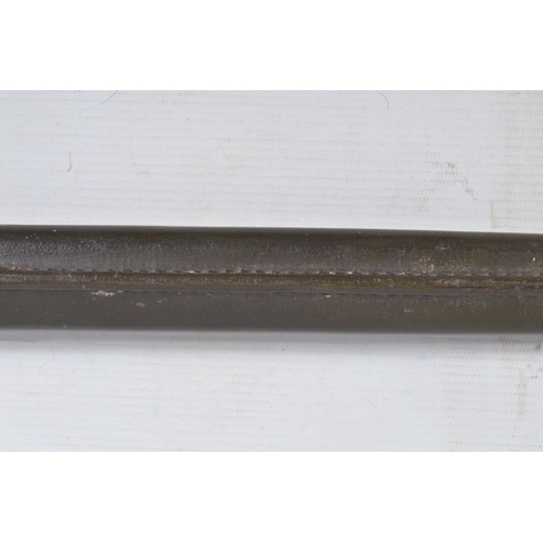 277 - A 1917 DATED REMINGTON UNITED STATES ARMY RIFLE BAYONET, the grip and blade are in good condition an... 