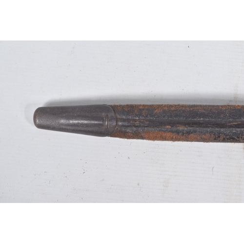 278 - A 1907 PATTERN RIFLE BAYONET FOR USE WITH A LEE ENFIELD RIFLE, the blade is clearly stamped and it c... 