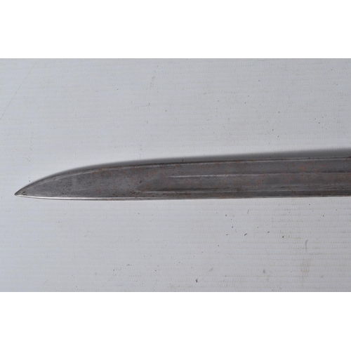 278 - A 1907 PATTERN RIFLE BAYONET FOR USE WITH A LEE ENFIELD RIFLE, the blade is clearly stamped and it c... 