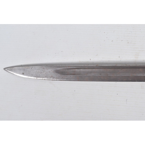 278 - A 1907 PATTERN RIFLE BAYONET FOR USE WITH A LEE ENFIELD RIFLE, the blade is clearly stamped and it c... 