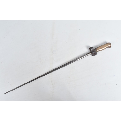 280 - A FRENCH M1886.93.16 LEBEL BAYONET AND SCABBARD, this is in good condition for its age, this is the ... 