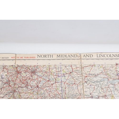 282 - A COLLECTION OF WWII ERA ORDANENCE SURVEY MAPS, the maps cover certain areas of England including Th... 