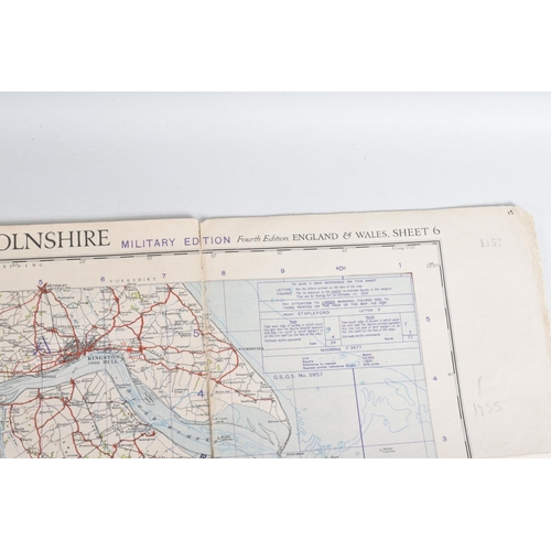 282 - A COLLECTION OF WWII ERA ORDANENCE SURVEY MAPS, the maps cover certain areas of England including Th... 