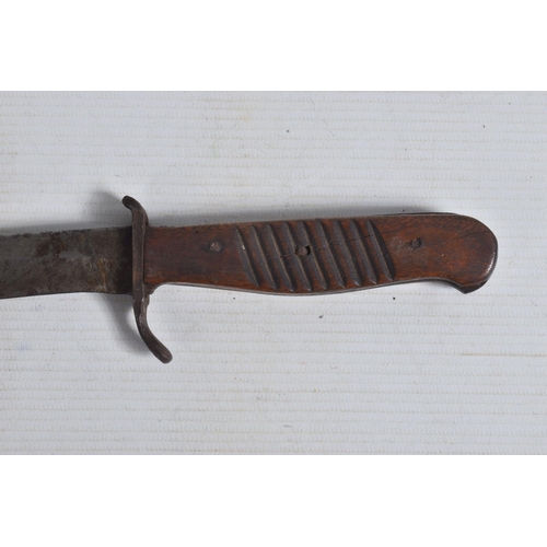 290 - GERMAN WWI TRENCH KNIFE, & A FAIRBAIRN SYKES FIGHTING KNIFE, the German Trench knife comes complete ... 