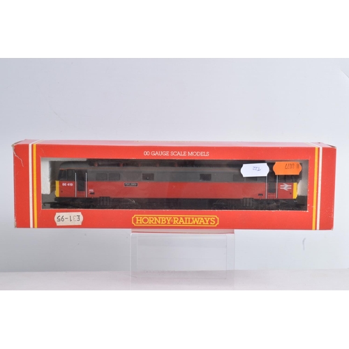 142 - AN UNBOXED HORNBY DUBLO CLASS 55 DELTIC TYPE LOCOMOTIVE, original unnumbered version in B.R. green l... 