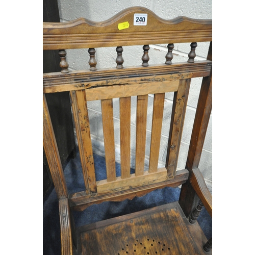 240 - A SELECTION OF CHAIRS, varying in shape, style, size timbers, etc, condition report: all ideal for r... 