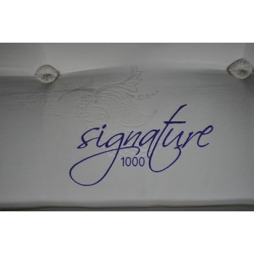 273 - A SIGNATURE 1000 5FT MATTRESS, condition report: small stain to sides