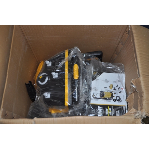 55 - A WOLF BLASTER 4X4 PRESSURE WASHER (appears to be brand new in tatty box), a Wagner W150 universal s... 