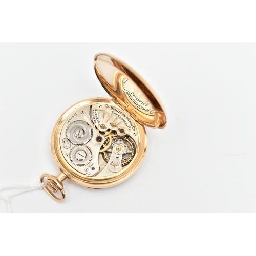 508 - TWO SMALL OPEN FACE POCKET WATCHES WITH CASES, the first a 9ct gold open face, manual wind pocket wa... 