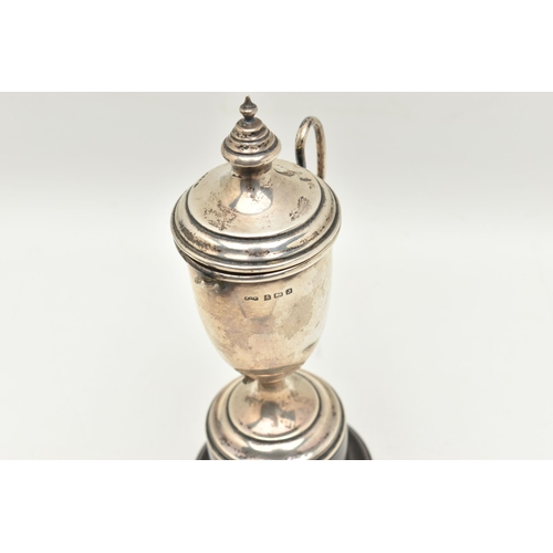 538 - A SILVER TROPHY, AF, approximate height 150mm, hallmarked Birmingham, approximate gross weight 90 gr... 