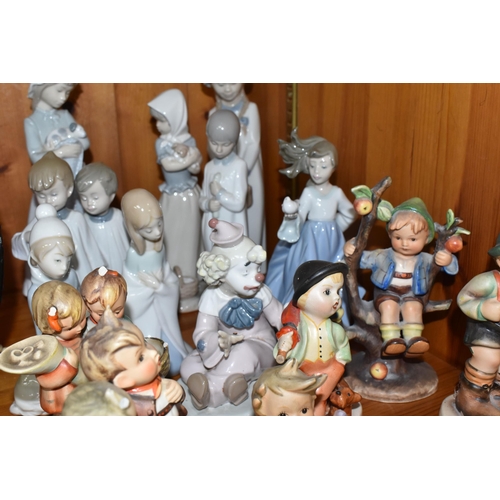 779 - A GROUP OF FIGURES BY GOEBEL HUMMEL, LLADRO AND NA0, comprising of, W. Goebel Hummel Max & Moritz 12... 