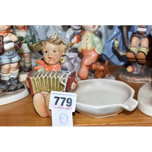 779 - A GROUP OF FIGURES BY GOEBEL HUMMEL, LLADRO AND NA0, comprising of, W. Goebel Hummel Max & Moritz 12... 