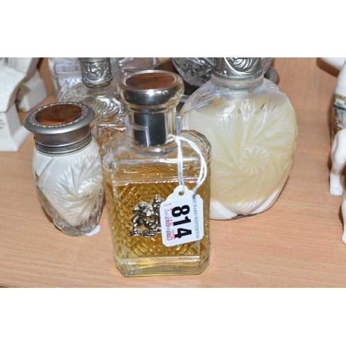 814 - A COLLECTION OF RALPH LAUREN 'SAFARI' FRAGRANCES AND COSMETICS, in mainly glass bottles and jars wit... 