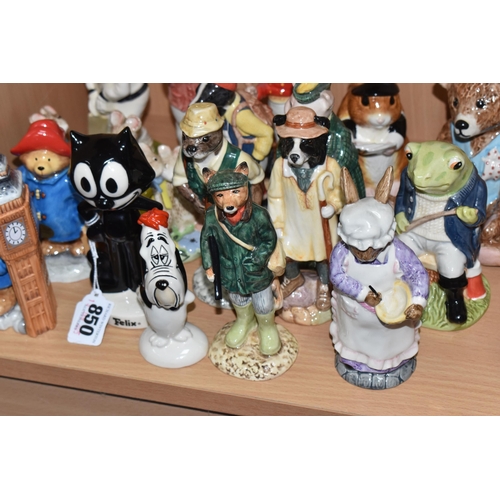 850 - A GROUP OF BESWICK FIGURES to include two Paddington figures comprising Paddington and Big Ben, and ... 