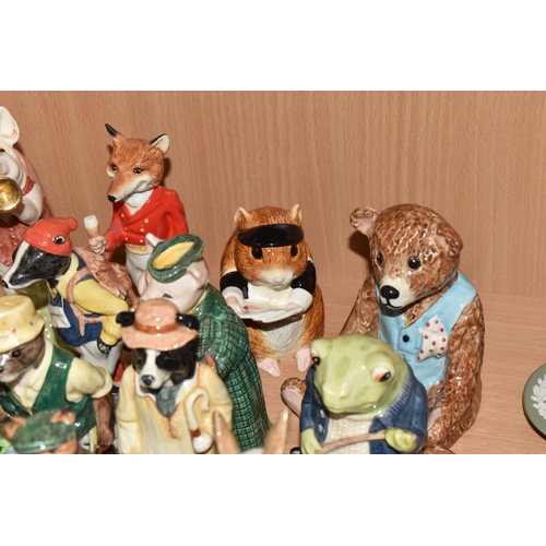 850 - A GROUP OF BESWICK FIGURES to include two Paddington figures comprising Paddington and Big Ben, and ... 