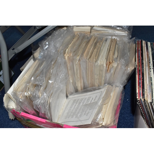 890 - ONE BOX OF SHEET MUSIC containing several hundred pieces of sheet music from choral and operatic gen... 