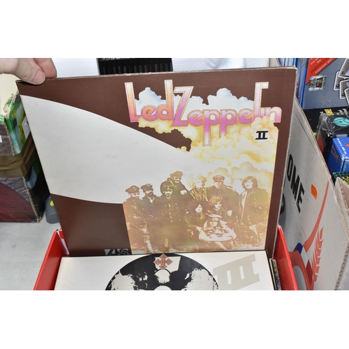 893 - SIX LED ZEPPELIN 1st PRESSING LPs comprising of Led Zep 2 red and maroon label Cat No 588 198 The Le... 