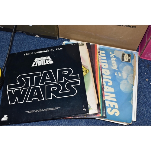 898 - TWO BOXES CONTAINING APPROXIMATELY SEVENTY LPS to include assorted genres to include country, classi... 