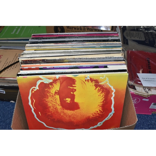 898 - TWO BOXES CONTAINING APPROXIMATELY SEVENTY LPS to include assorted genres to include country, classi... 